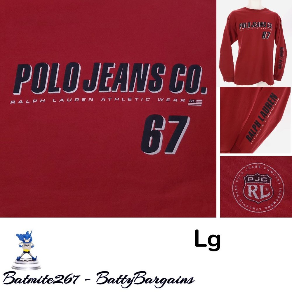 VTG Ralph Lauren Polo 67 Jeans Company Shirt Large